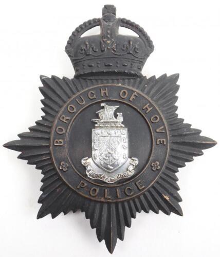 Borough of Hove Police Helmet Plate
