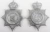 Two Borough of Hastings Police Helmet Badges