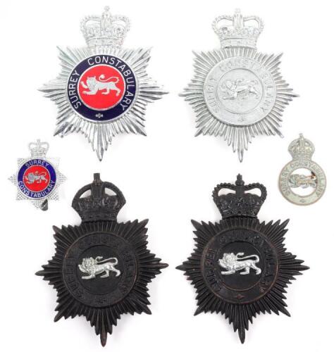 Obsolete Surrey Constabulary Police Badges