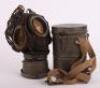 WW1 German M-1917 Gas Mask in Carry Tin