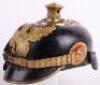 Imperial German 2nd Baden Grenadier Regiment Nr 110 Officers Pickelhaube with Parade Bush - 12