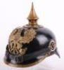 WW1 German Prussian Train Battalion Regimentally Marked Other Ranks Pickelhaube - 2