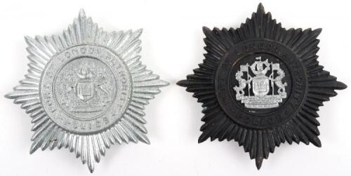 Two Port of London Authority Police Helmet Badges