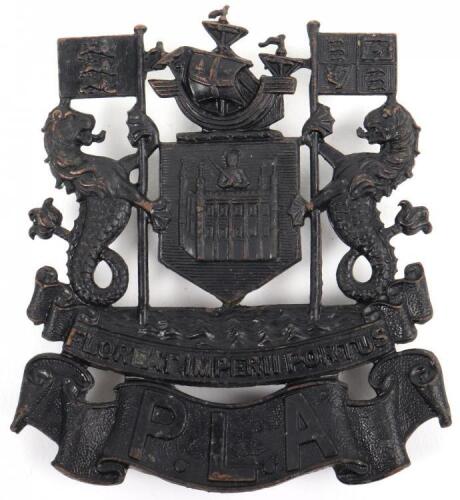 Port of London Authority Police Helmet Badge