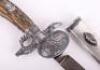 Third Reich Hunting Association (Deutsche J&auml;gerschaft) Cutlas / Dagger by Paul Weyersberg Solingen - 5