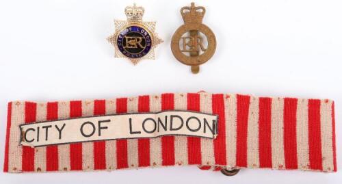 Two Obsolete City Of London Police Cap Badges