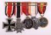 Rare Spanish Blue Division Spanish Issue WW2 German Medal Group of Five