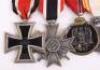 Rare Spanish Blue Division Spanish Issue WW2 German Medal Group of Five - 2