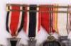 Rare Spanish Blue Division Spanish Issue WW2 German Medal Group of Five - 5