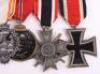 Rare Spanish Blue Division Spanish Issue WW2 German Medal Group of Five - 9
