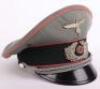 WW2 German Army (Heer) Panzer Officers Peaked Cap - 8