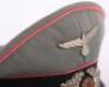 WW2 German Army (Heer) Panzer Officers Peaked Cap - 9