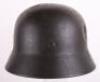 WW2 German Waffen-SS M-40 Steel Combat Helmet - 6