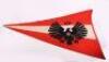 Rare Third Reich B.D.M (Bund Deutscher M&auml;del) Regimental Pennant / Flag - 8