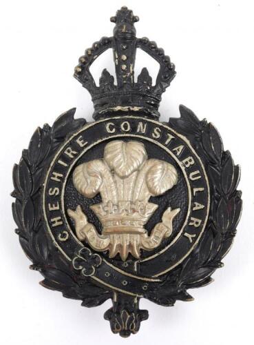 Victorian Cheshire Constabulary Helmet Plate