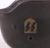 WW2 German Waffen-SS M-40 Steel Combat Helmet - 24