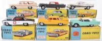 Six Boxed Corgi Toys U.S.A. Cars