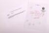Gulf War Interest Saddam Hussein Hand Written Order and Signature