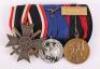 WW2 German Court Mounted Medal Group of Three