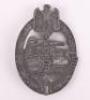 WW2 German Army / Waffen-SS Panzer Assault Badge in Bronze by Hermann Aurich, Dresden