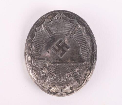 WW2 German Silver Grade Wound Badge by Carl Wild, Hamburg