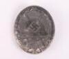 WW2 German Silver Grade Wound Badge by Carl Wild, Hamburg