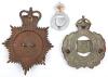 Bucks County Constabulary Kings Crown pre 1935 Night Helmet Plate - 2