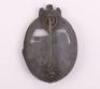 WW2 German Army / Waffen-SS Panzer Assault Badge in Bronze by Hermann Aurich, Dresden - 4