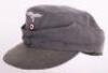 WW2 German Luftwaffe Field Division M-43 Field Cap - 5