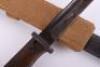 WW2 German Matching Numbers K98 Combat Bayonet with Tropical Webbing Frog - 9