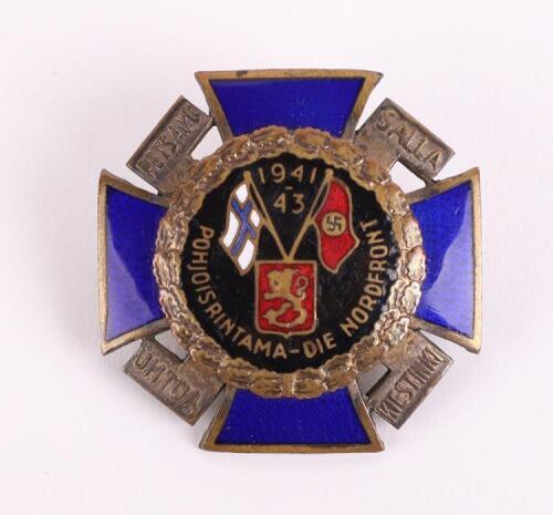 WW2 German / Finnish North Front 1941-43 Breast Badge