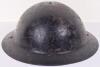 WW1 British Steel Helmet Re-issued to WW2 Civilian Defence