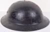 WW1 British Steel Helmet Re-issued to WW2 Civilian Defence - 2