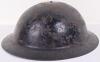 WW1 British Steel Helmet Re-issued to WW2 Civilian Defence - 3