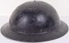 WW1 British Steel Helmet Re-issued to WW2 Civilian Defence - 5