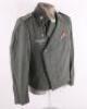 Rare Panzer Pioneers Officers Field Grey Wrapover Tunic - 2