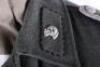 Rare Panzer Pioneers Officers Field Grey Wrapover Tunic - 7