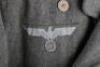 Rare Panzer Pioneers Officers Field Grey Wrapover Tunic - 9