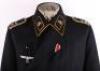 Rare WW2 German Army Panzer Reconnaissance NCO&rsquo;s Wrapover Tunic - 5