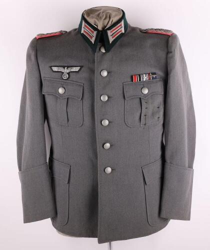 WW2 German Panzer Officers Four Pocket Tunic