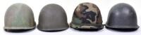 4x American Type M1 Style Helmets