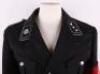 Rare Third Reich Allgemeine-SS Officers Totenkopfverbande Thuringen Named Uniform - 6