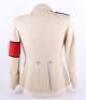 Rare Third Reich Allgemeine-SS Officers Summer Pattern Service Dress Tunic - 5