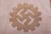 Third Reich Deutsche Arbeitsfront (D.A.F) Embroidered Tapestry Podium Banner - 2