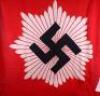 Scarce WW2 German Reichsluftschutbund (R.L.B) 2nd Pattern Flag, - 3