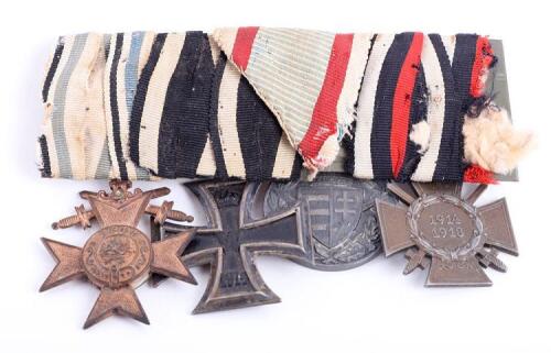 WW1 German Bavarian Court Mounted Medal Group of Four