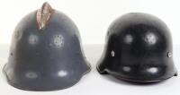 Pre-WW2 Polish Wz-35 Pattern Civil Defence Issue Steel Helmet