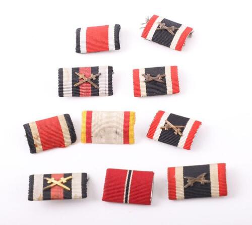 10x WW2 German Tunic Medal Ribbon Bars