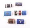 6x WW2 German Tunic Medal Ribbon Bars
