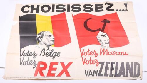 Rexist Belgium Rexist Election Poster